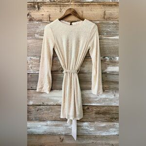 CLUB L LONDON Long Sleeve Sequin Bodycon Dress Size 2